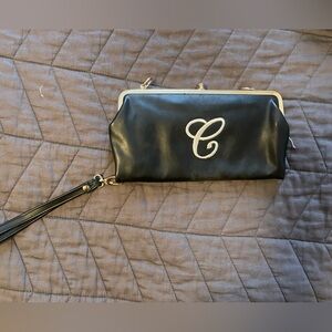 Letter C boho wallet
